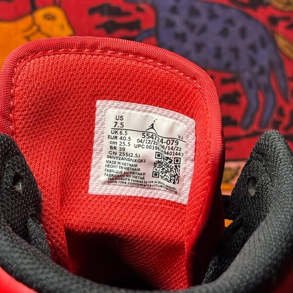 Red, White and Black Air Jordan 1 Nike’s - Picture 4 of 4